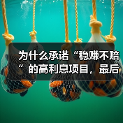 为什么承诺“稳赚不赔”的高利息项目,最后却总让我血本无归?(图3) 为什么承诺“稳赚不赔”的高利息项目,最后却总让我血本无归?(图3)