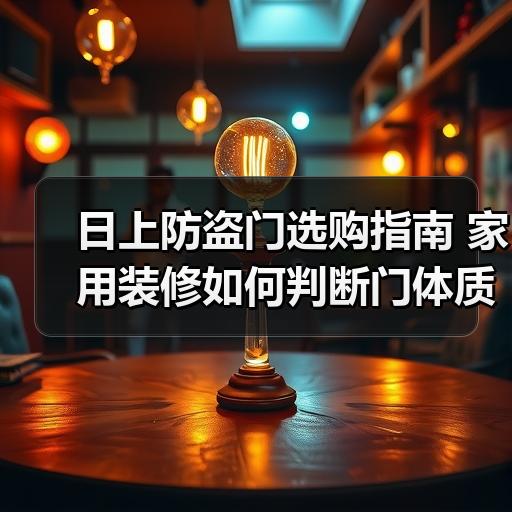 日上防盗门选购指南 家用装修如何判断门体质量与级别