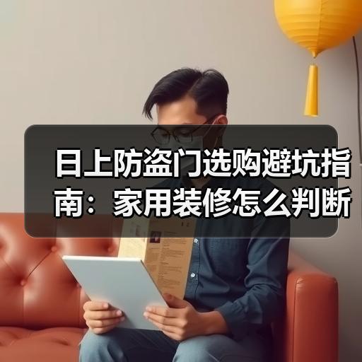 日上防盗门选购避坑指南：家用装修怎么判断门体质量与报价